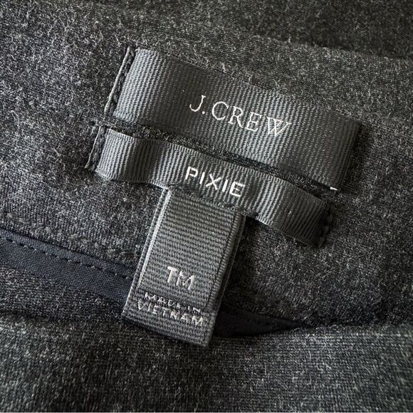 J. Crew Pixie Pants in Charcoal Grey Size M Tall - Picture 12 of 14
